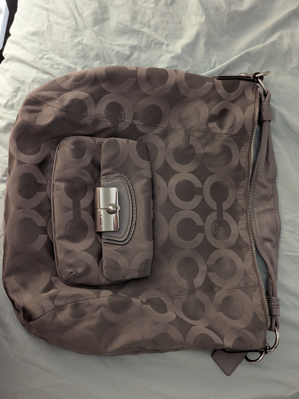 Coach Signature Hobo Bag in Mauve